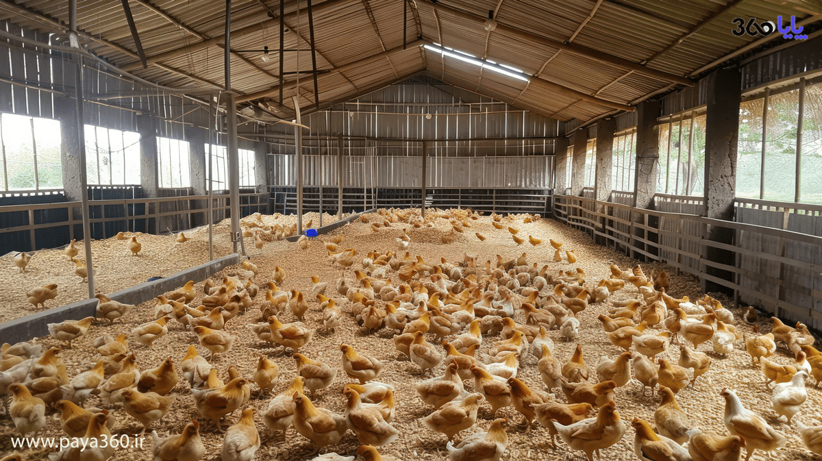 دمای استاندارد در سالن مرغداری گوشتی چه‌قدر است؟